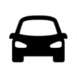 Ícone de carro para isenção de veículos zero quilômetro