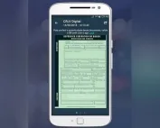 Documento digital do veículo (CRLV-e) em um smartphone